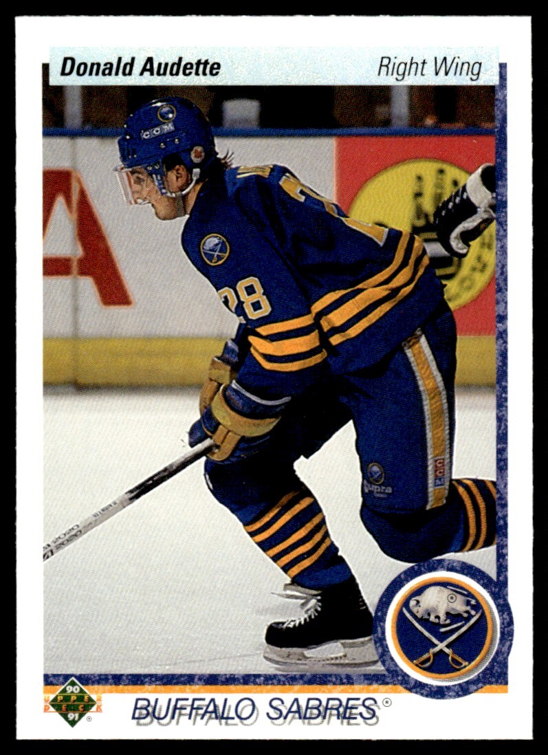 1990-91 Upper Deck DONALD AUDETTE #519 Sabres RC - FREE Ship!