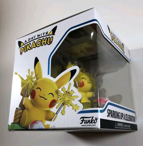 Sparking Up a Celebration A Day with Pikachu Funko - Nuevo en Caja Pokémon Exclusivo - Imagen 5 de 6