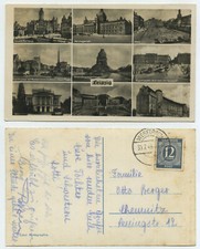 63374 - Leipzig - Echtfoto - Ansichtskarte, gelaufen Vieselbach 20.7.1946