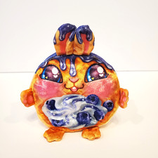 Cookeez Makery Toasty Treatz Blueberry Bunny Waffle Plush Toy Scented P55