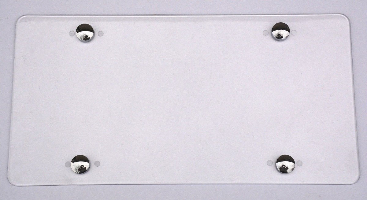Tag Cover For License Plate 2 Unbreakable - Flat Shield Protectors For US 6"x12" Plates Clear License Plate Covers - Foto 5