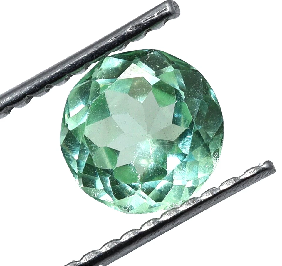 Natürliches Grün Peridot Rund Schliff Facettiert 3.25 Karat Zertifiziert Lose - Bild 4 von 4