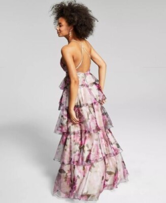 speechless women's tiered full length party dress Amazon.com: Speechless Women's Tiered Full Length Party Dress, Violet, 9 :  Clothing, Shoes & Jewelry