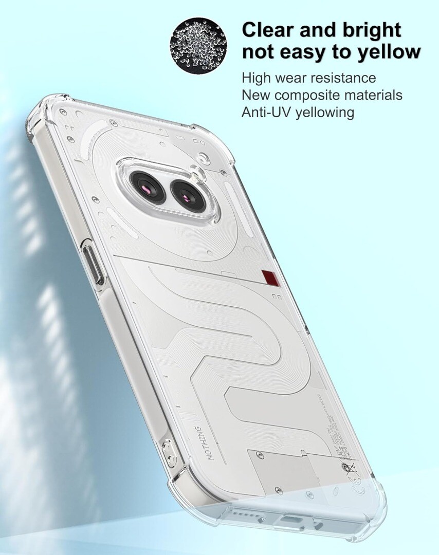Coque Pour Nothing Phone (2a) - Housse En Silicone Gel Fine + Verre Trempé Inclus, Neuve