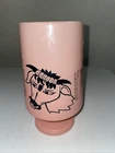 Vintage Taurus Pink Milk Glass Vase 7-1/4x3-1/2”