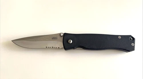 Boker Brend Walter Design Folding Knife Serialized G-10 Solingen Germany