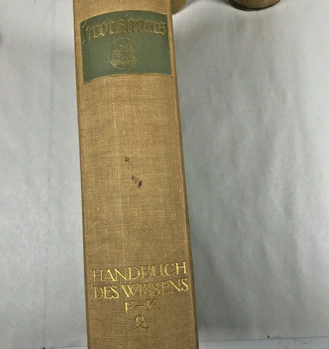 Antique Leipzig Brockhaus Handbook of Knowledge in Four Volumes German 1921-1923 - Imagen 5 de 12