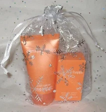 Clinique Happy Perfume Spray & Body Cream Mini Set - New in Organza Gift Bag