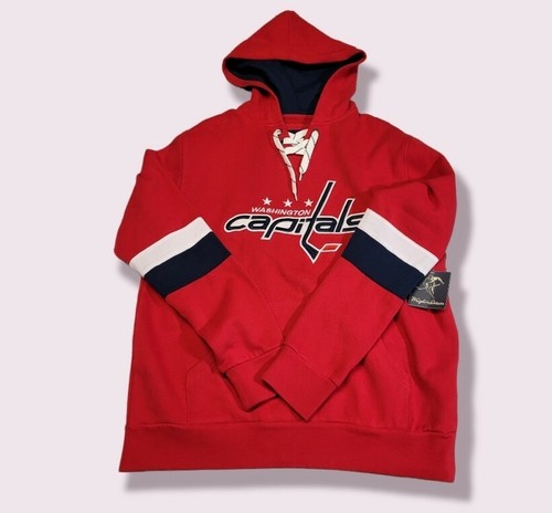 Jersey Hoodie Red Mens Size 