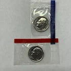 1991 P&D Roosevelt Dimes from Mint Set in Mint Cello with Free Shipping