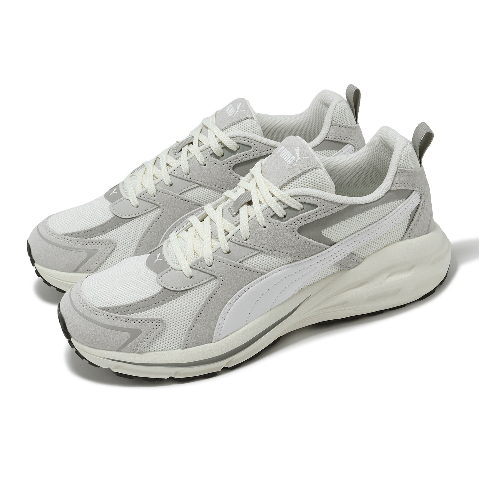 Puma Hypnotic LS Теплая бело-серая мужская повседневная обувь унисекс для образа жизни 395295-03