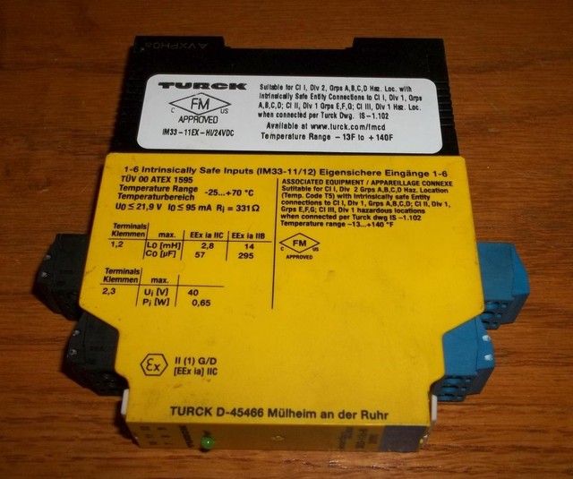 TURCK IM33-11EX-HI/24VDC 1 Channel HART Isolating Transducer | eBay