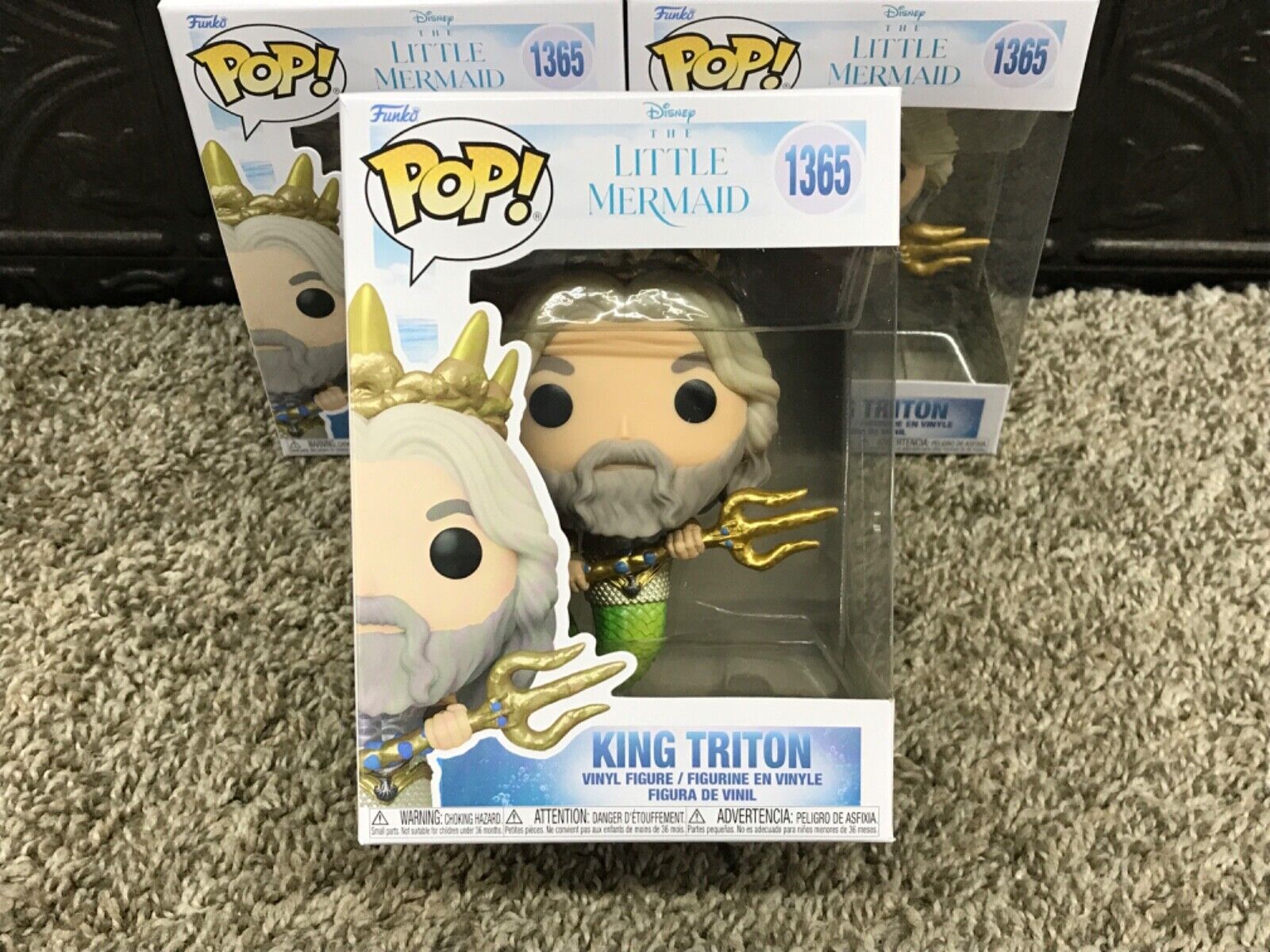 Funko Pop! A Pequena Sereia The Little Mermaid King Triton 1365 - Moça do  Pop - Funko Pop é aqui!