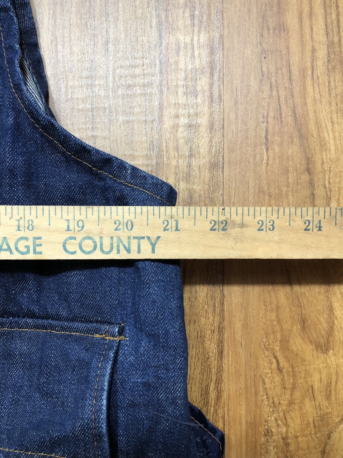 Mens Vintage Kmart Denim Fishermans Vest Large 80s Gem