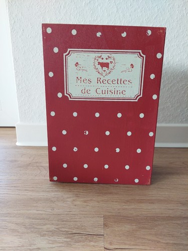 Holzbox Dekoration Küche Landhaus Rezepte - Bild 1 von 4