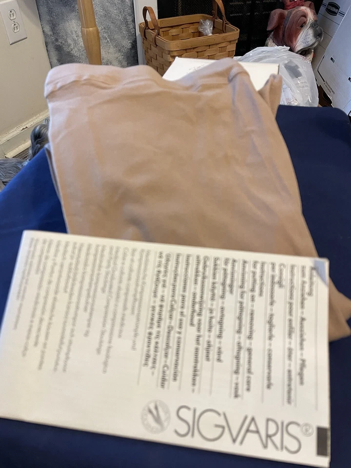 Pantimedias/Medias de Compresión Sigvaris 801 Talla Mediana Color Crispa 66 Nuevas. B 6 Foto 4 de 4