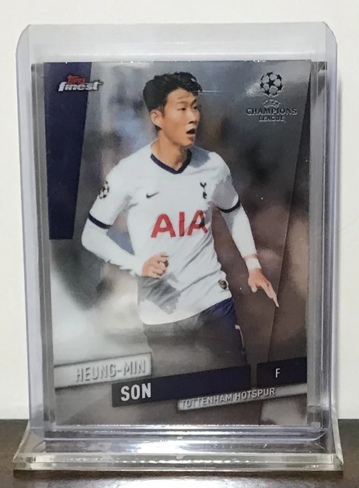 2020 HEUNG-MIN SON TOTTENHAM HOPSPUR TOPPS FINEST CHAMPIONS LEAGUE #55 - Image 3 of 4
