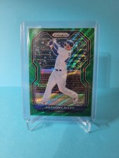 2021 Panini Prizm Baseball GREEN WAVE Prizm #28 Anthony Rizzo Chicago Cubs 