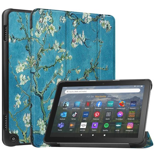 Tablet Stand Case For Amazon Fire HD 8 / 8 Plus 10th 12th Leather Smart Cover - Picture 27 of 34