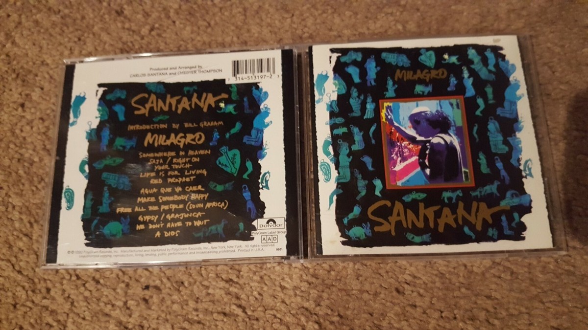 Santana CD Milagro 1992 | eBay
