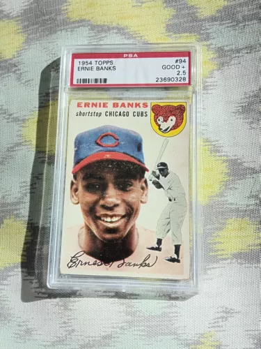 1954 topps baseball Ernie Banks #94 Psa 2.5