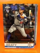 MATTHEW BEATY 2019 TOPPS CHROME UPDATE RC #34 DODGERS ROYALS
