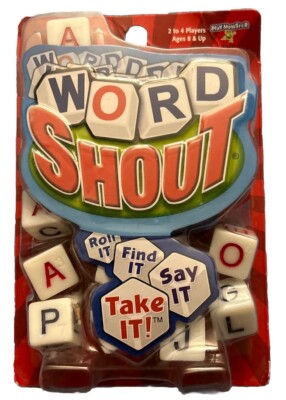 Word Shout Roll It, Find It, Say It, Take It by Playmonster Factory Sealed