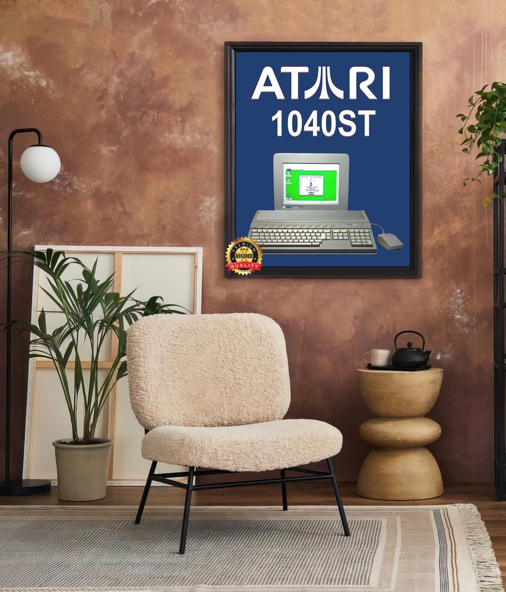 Atari 1040ST - Personal Computer - Restored - Metal Sign 11 x 14