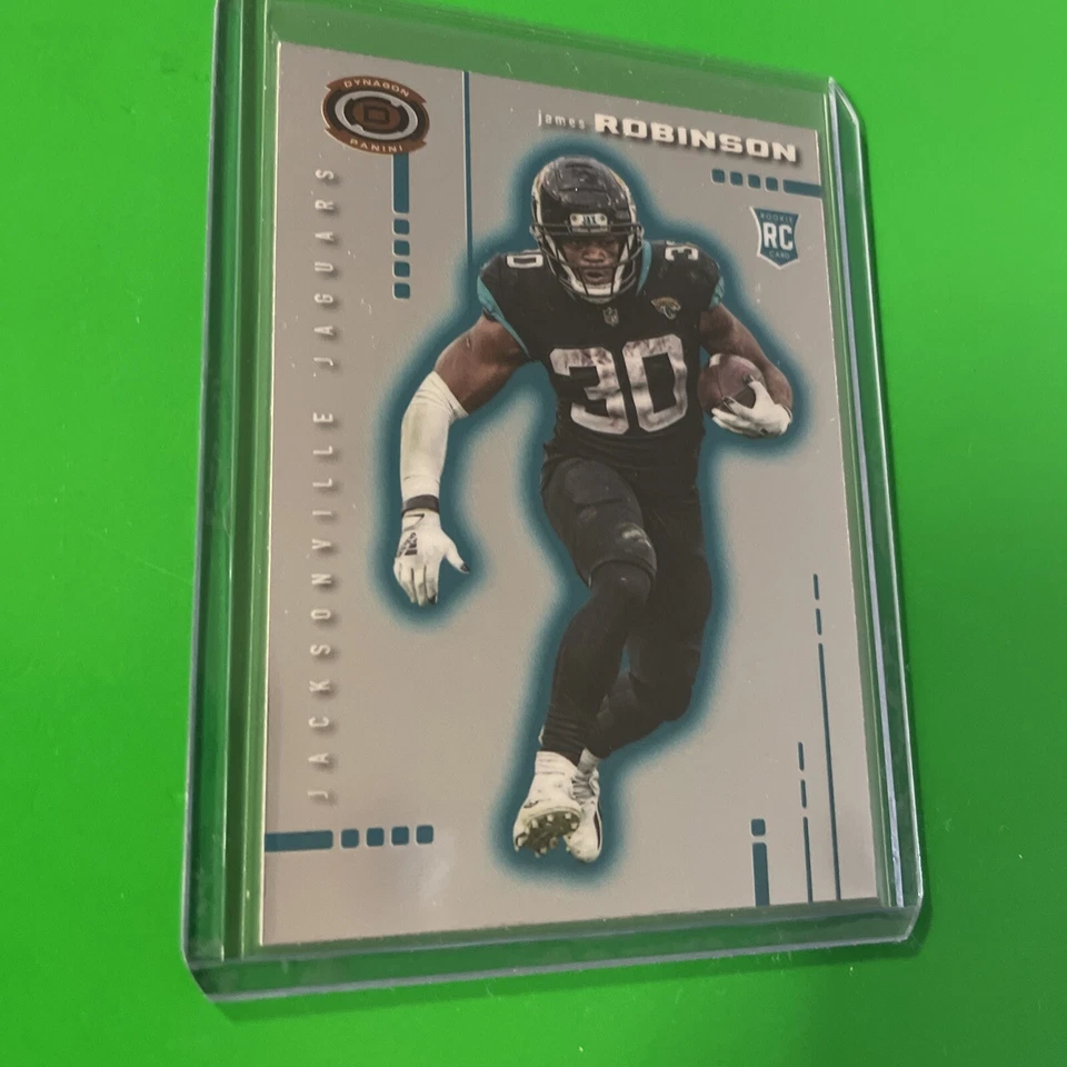 JAMES ROBINSON 2020 Panini Chronicles Dynagon #D-16 Silver Prizm Rookie RC - Image 3 of 4