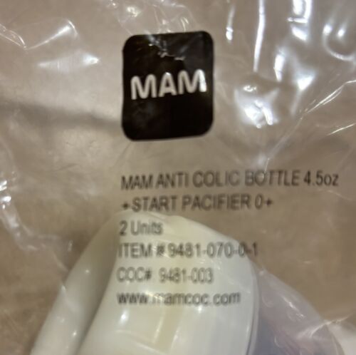 Lotto 2 bottiglie MAM Easy Start anti-coliche da 4,5 once con ciuccio set orsacchiotto - Foto 4 di 4