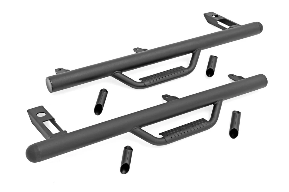 Pasos Rough Country Nerf longitud completa para Jeep Wrangler TJ 4x4 1997-2006 RCJ9746A Foto 4 de 4