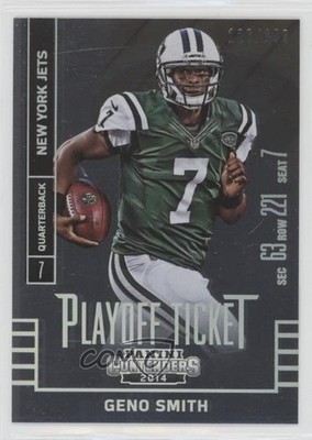 2014 Panini Contenders Playoff Ticket /199 Geno Smith #56 e5r