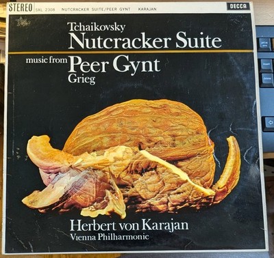 HERBERT VON KARAJAN NUTCRACKER SUITE PEER GYNT TCHAIKOVSKY GRIEG DECCA SXL 2308
