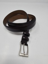Leather Belt Mens 100 Italian Full Grain Brown 7023-605 52/130 51-54.5"
