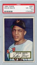 1952 Topps Willie Mays #261 PSA 4.5