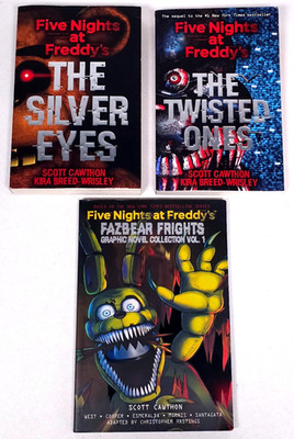 Lot o3 Five Nights at Freddys Books The Silver Eyes Twisted Ones Fazbear Frights