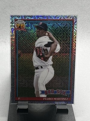 2026 Topps Series 1 Pedro Martinez - 1991 Topps Chrome Mojo Refractor - #91C-41