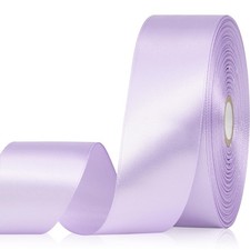 Light Purple Ribbon 1-1/2 Inch, 60 Yards Light Purple Satin Ribbon for Gift W...