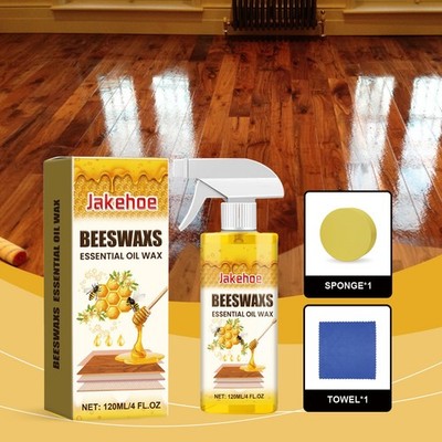 Natural Bee Wax Furniture Polish Spray w/ Tool Micro-Molecularized Beeswax 120ML