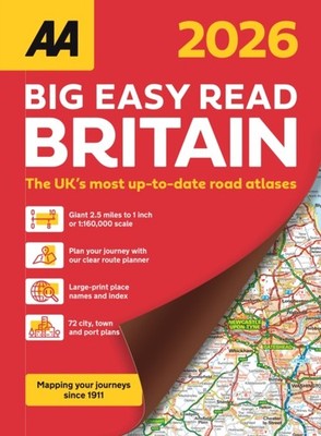 BIG EASY READ BRITAIN SP 2026 by AA PUBLISHING Spiral Bound Self Help Business