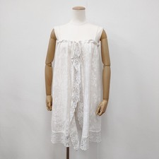 Freada 2-Way Lace Camisole Dress Layered Skirt Cotton Lace dress 6-0906G◎