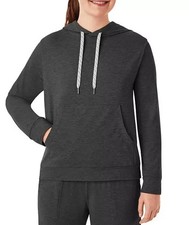 New Member's Mark Ladies' women  s Favorite Soft Hoodie Size L Black Heather