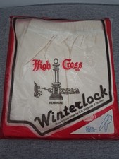 NEW - MENS - THERMAL UNDERWEAR - HIGH CROSS - CREAM LONG JOHNS - 52