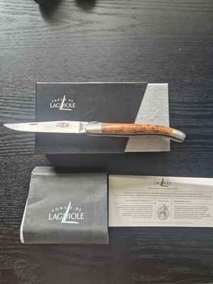 Forge du Laguiole Tradition Thuja Thuya 12cm matt (brosse) 
