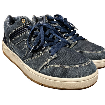 Nike SB Air Force II Low QS Denim East West Tupac Mens 12 US AO0298 441 Biggie