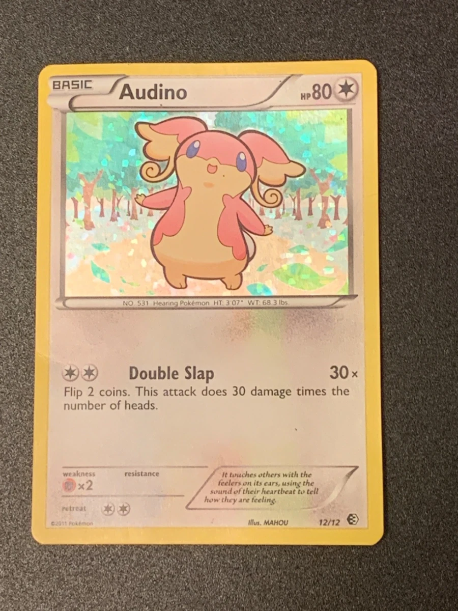 audino pokemon card value - Audino-EX (84/124) - XY Fates Collide search your deck for up to 2 Basic Energy cards and attach them to your Pokemon in any way you like Holographic Audino Pokemon Trading Card