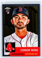 2022 Topps Chrome Platinum Anniversary Connor Wong #31 RC Rookie Boston Red Sox