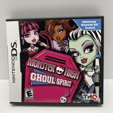 Monster High Ghoul Spirit Nintendo DS THQ 2011 Create a Ghoul Version of You!