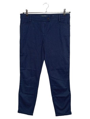 MARC O POLO Stoffhose Damen Hose Gr. DE 40 dunkelblau Casual-Look