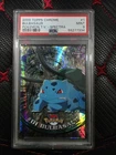 Pokemon 2000 Topps Chrome Bulbasaur Spectra-Chrome PSA 9